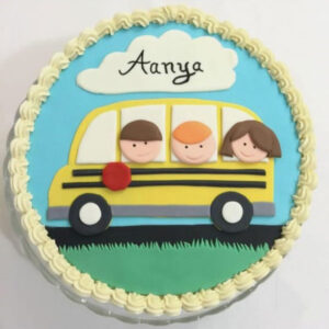 Bus Birthday Cake