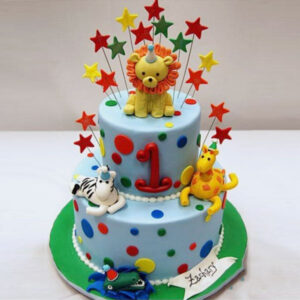 Animal Theme Cake
