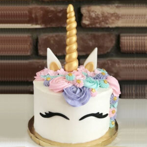 Unicorn 1 Tier Cake