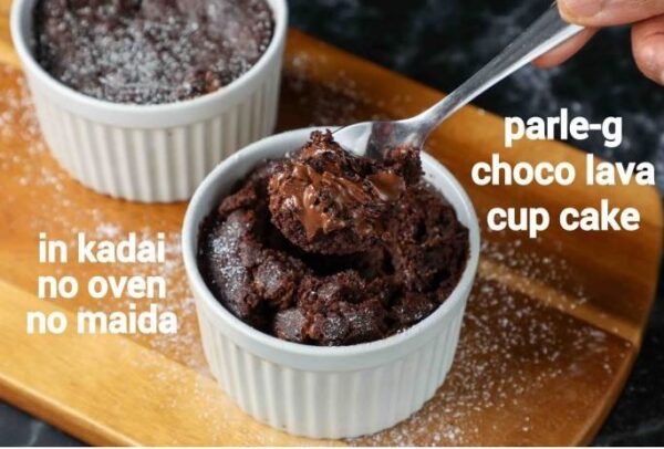 choco lava cake in mug